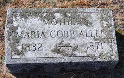 Maria <I>Cobb</I> Allen 