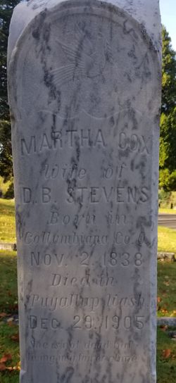 Martha <I>Cox</I> Stevens 
