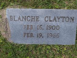 Sally Blanche <I>Demott</I> Clayton 