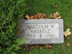 Malcolm William “Max” Haskell 