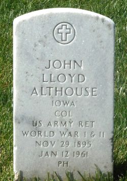 Col John Lloyd Althouse 