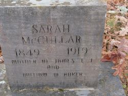 Sarah Josephine Jane <I>Amerson</I> McCullar 