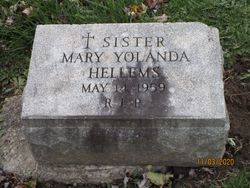 Sr Mary Yolanda Hellems 