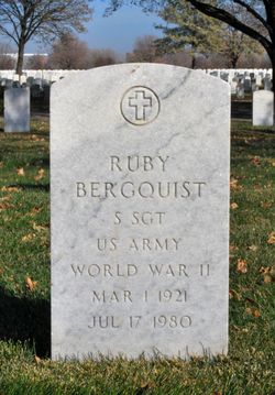 Ruby B <I>Brown</I> Bergquist 