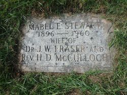 Mabel Evelyn <I>Stewart</I> Fraser - McCulloch 