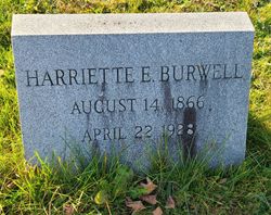 Harriet Elizabeth <I>Blieu</I> Burwell 