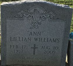 Lillian Ann <I>Herbert</I> Williams 