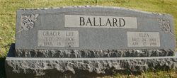 Grace Lee “Gracie” <I>Barnes</I> Ballard 