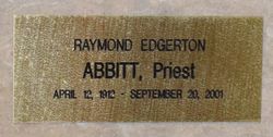 Rev Fr Raymond Edgerton Abbitt 