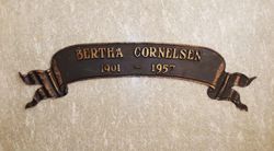 Bertha <I>Seibel</I> Cornelsen 