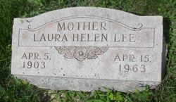 Laura Helen <I>Miller</I> Lee 