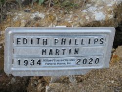 Edith <I>Phillips</I> Martin 