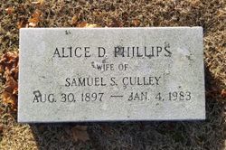 Alice D. <I>Phillips</I> Culley 