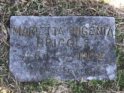 Marietta Eugenia “Genie” <I>Hood</I> Briggle 