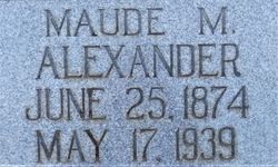 Maude <I>Morris</I> Alexander 