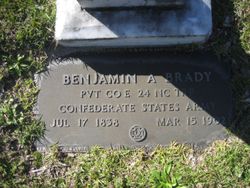 Benjamin Ashley “Ben” Brady 