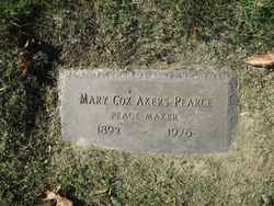 Mary <I>Cox</I> Akers Pearce 