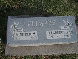 Winifred Mae “Winnie” <I>Dawson</I> Klimpke 