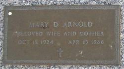 Mary <I>Dalton</I> Arnold 