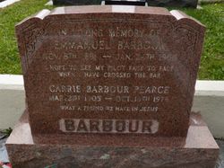 Carrie <I>Hillier</I> Barbour  Pearce 