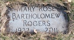 Mary Rose <I>Bartholomew</I> Rogers 