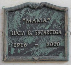 Lucia <I>Gonzalez</I> Escarcega 