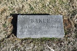 Sarah Elizabeth <I>Palmer</I> Baker 