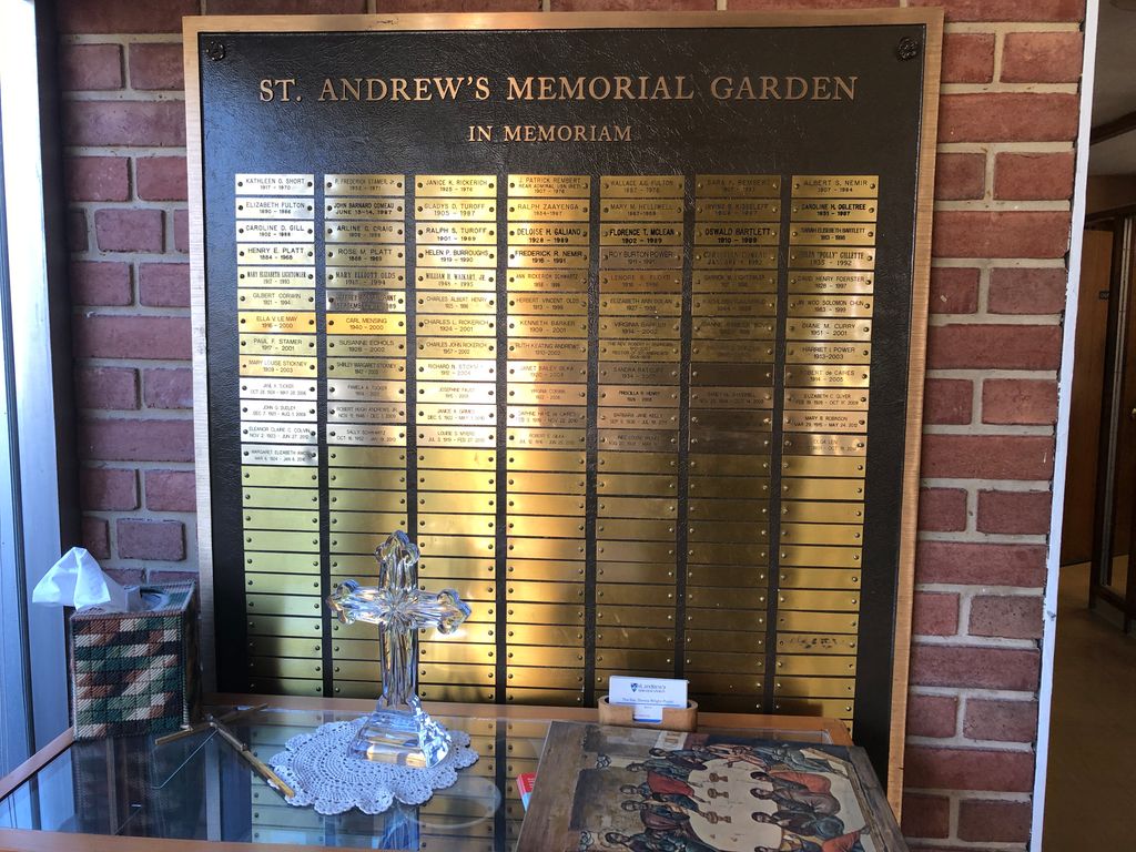 Saint Andrews Episcopal Church Memorial Garden