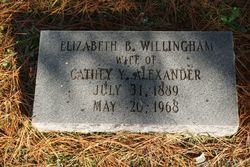 Elizabeth <I>Willingham</I> Alexander 