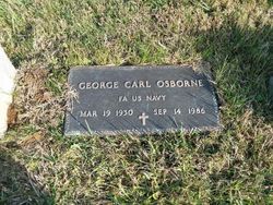 George Carl “Bugs” Osborne Jr.