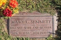 Mary Gertrude <I>Mathews</I> Sennett 