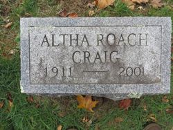 Altha <I>Roach</I> Craig 