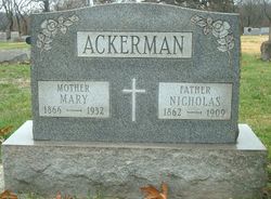 Mary <I>Scheideler</I> Ackerman 