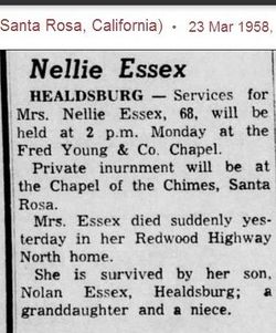 Nellie Rose <I>Hilton</I> Essex 
