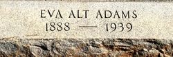 Eva May <I>Alt</I> Adams 