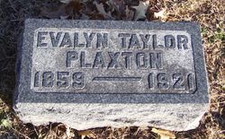 Evalyn <I>Taylor</I> Plaxton 