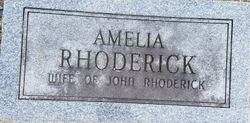 Amelia Alice Rhoderick 