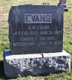 Carrie E. <I>Cobb</I> Evans 