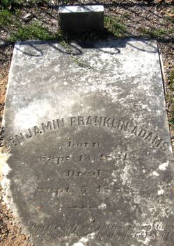 PVT Benjamin Franklin Adams Sr.
