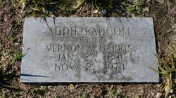 Belinda Adeline “Addie” <I>Baucom</I> Harris 