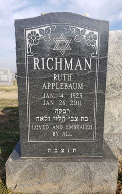 Ruth <I>Applebaum</I> Richman 