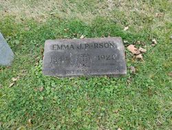 Emma J <I>Moorhead</I> Parsons 