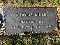 Annetta Doris <I>Miller</I> Rider 