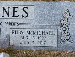 Ruby <I>McMichael</I> Jones 