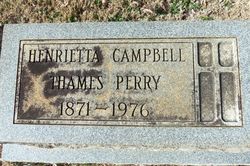 Henrietta Campbell <I>Thames</I> Perry 