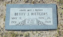 Betty Jane <I>Ellis</I> Rittgers 