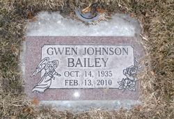 Gwen <I>Johnson</I> Bailey 