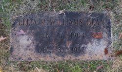 Leila Mae <I>Mcwilliams</I> Bean 