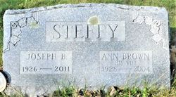 Ann <I>Brown</I> Steffy 