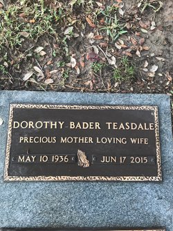 Dorothy Louise <I>Bader</I> Teasdale 
